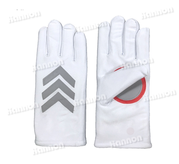 白色反光布棉手套 HN-MB06W